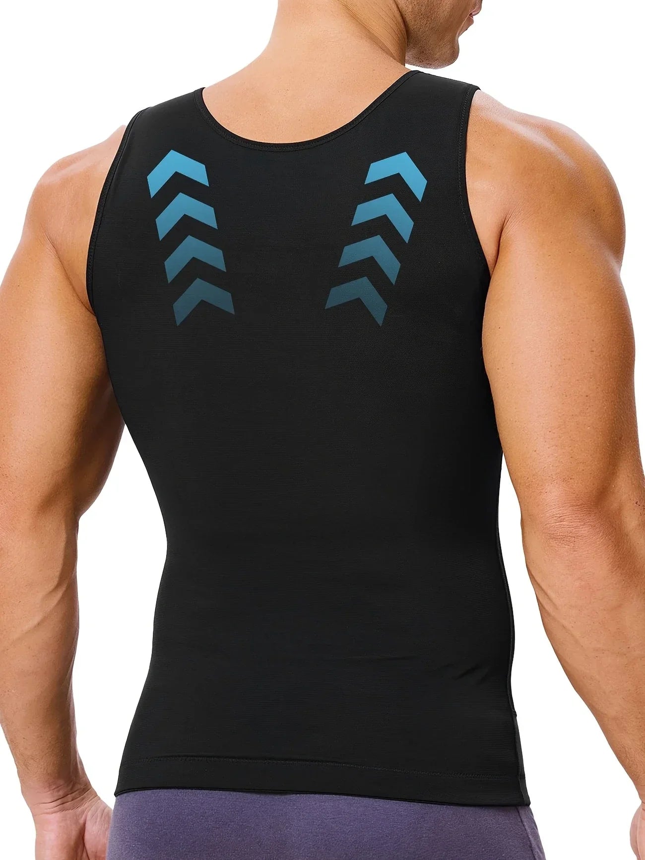 Men’s Tummy Control Compression Shirt – Slimming & Posture Support