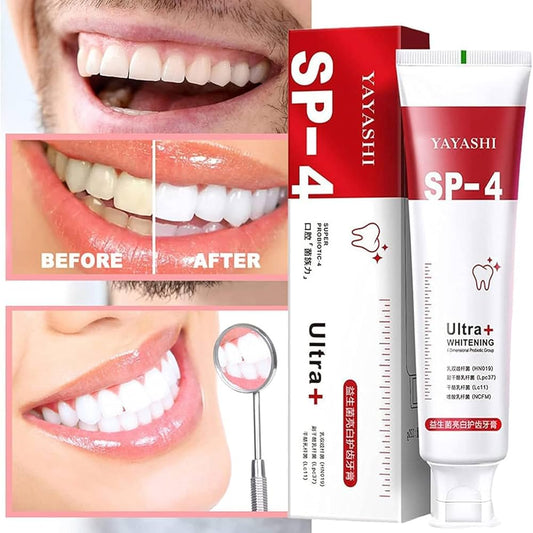 Yayashi SP-4 Ultra Whitening Toothpaste & Nano Toothbrush Set