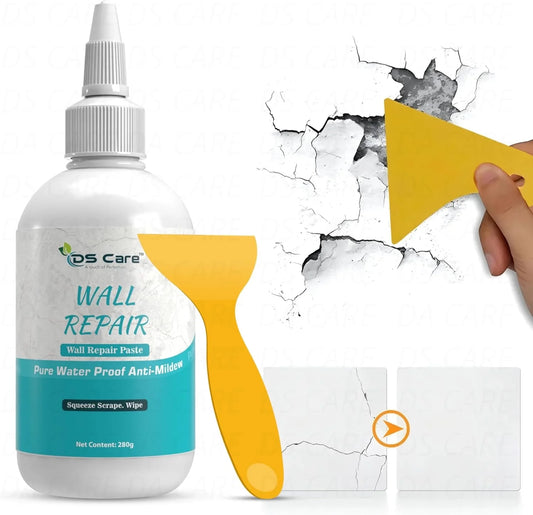 USA Imported Wall Repair Paste – 200g Waterproof Crack Filler with Scraper