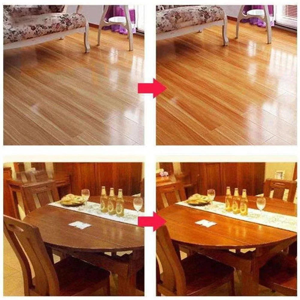 Natural Beeswax Furniture Polish & Cleaner Kit - Restore & Protect Wood Surfaces