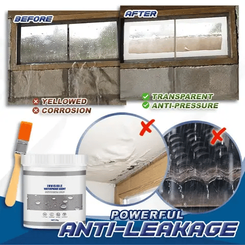 π΅π° Trusted by 50,000+ Homes! Roof Guard Magic Sealant - Apply Once, Never Leak Again (Free Brush)