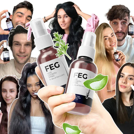 The Most Viral Hair Growth Spray – FEG Plus (USA-Imported Formula)