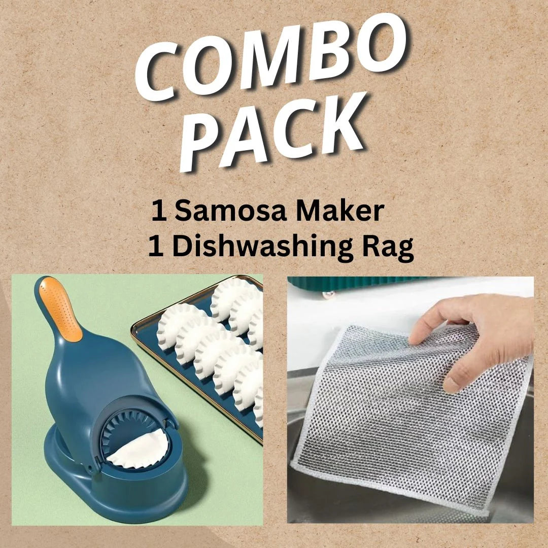 2-in-1 Samosa & Dumpling Maker | Easy Kitchen Tool