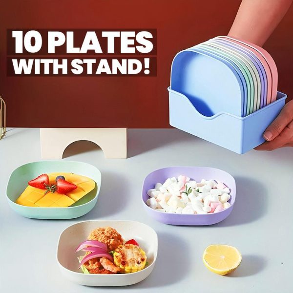 Multi-Function Plate Set with 2-in-1 Dumpling & Samosa Maker