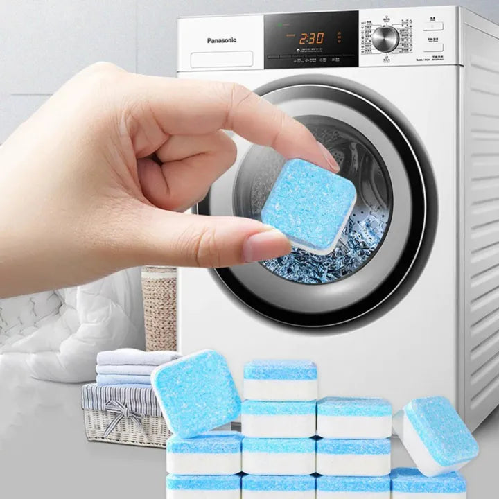 Washing Machine Cleaning Tablets – Deep Clean & Odor Removal (12 PCs)
