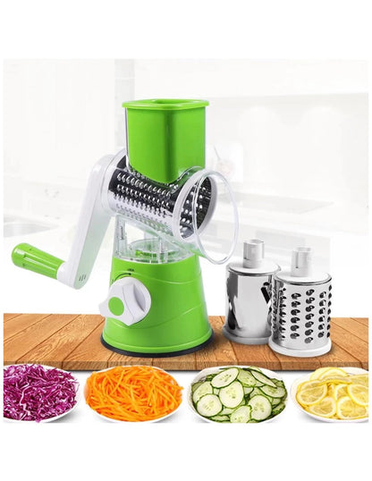 Tabletop Drum Grater – Manual Vegetable Slicer & Shredder