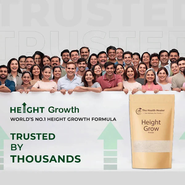 Height Grow Powder – Naturally Gain 3–5 Inches with 100% Herbal Formula (1-Month Supply)