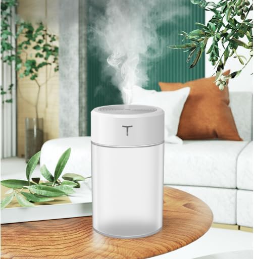 Mini USB Air Humidifier & Aroma Diffuser with Night Light