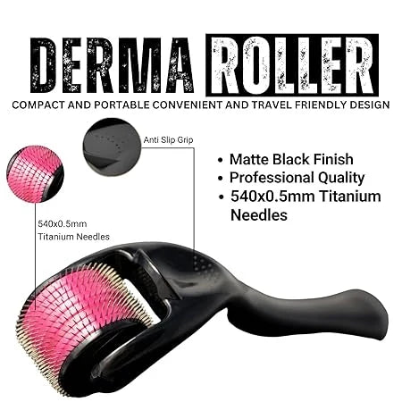 6-in-1 Skincare & Haircare Set – Jade Roller, Ice Roller, Derma Roller & Scalp Tools