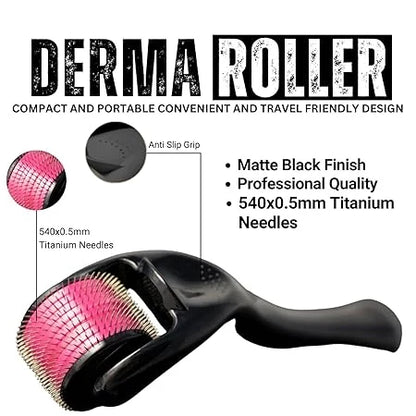 6-in-1 Skincare & Haircare Set – Jade Roller, Ice Roller, Derma Roller & Scalp Tools