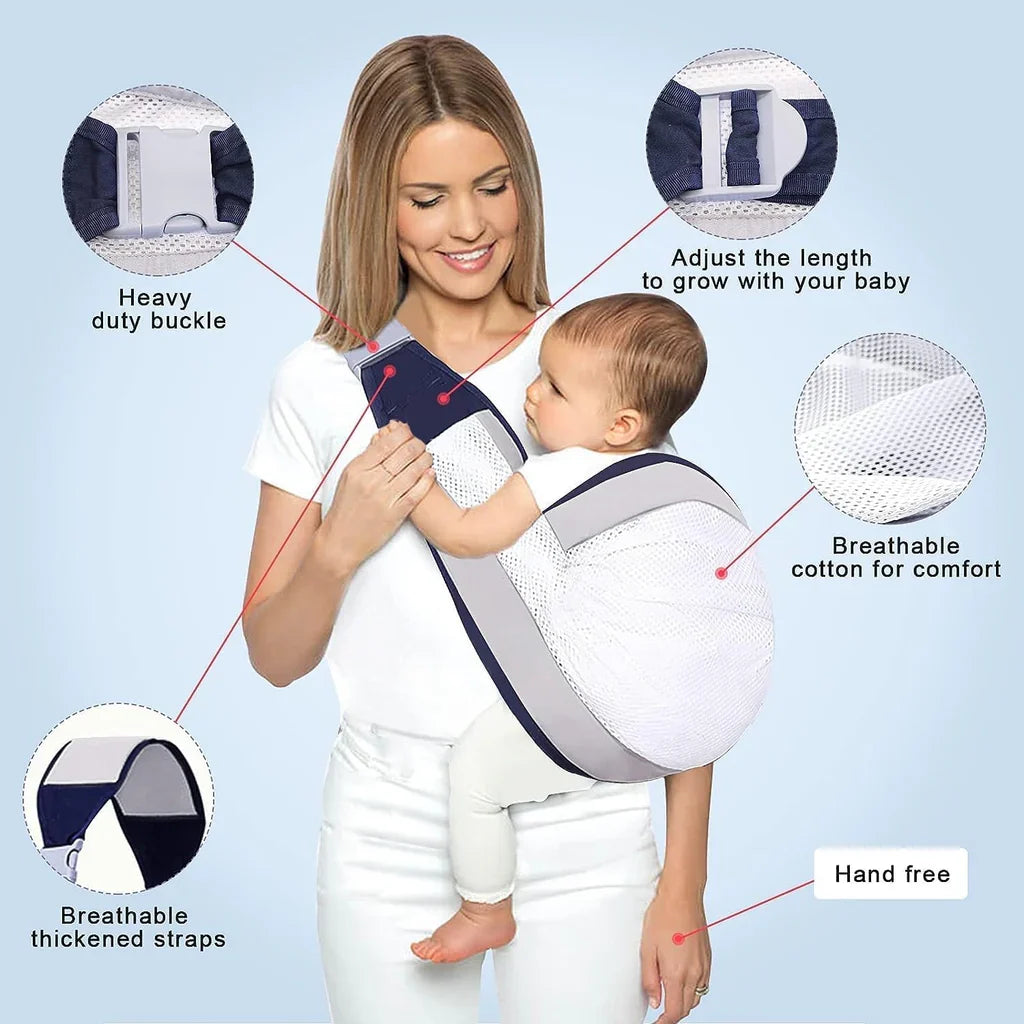 Baby Sling Carrier - Ergonomic & 4-in-1 Convertible