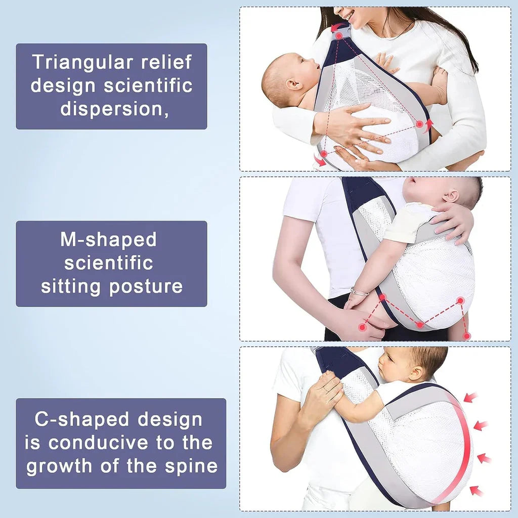 Baby Sling Carrier - Ergonomic & 4-in-1 Convertible