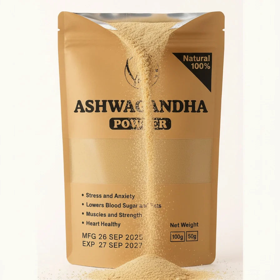🌿 Ashwagandha Powder – 100% Pure & Natural