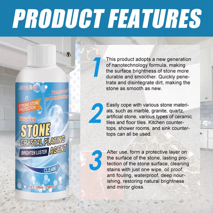 🇵🇰 Trusted by 10,000+ Pakistani Homes! Stone Cleaner & Polish – 250ml | Marble, Granite & Tile Stain Remover (Water-Free)