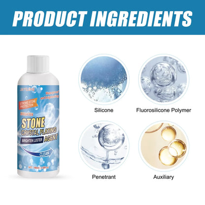 🇵🇰 Trusted by 10,000+ Pakistani Homes! Stone Cleaner & Polish – 250ml | Marble, Granite & Tile Stain Remover (Water-Free)