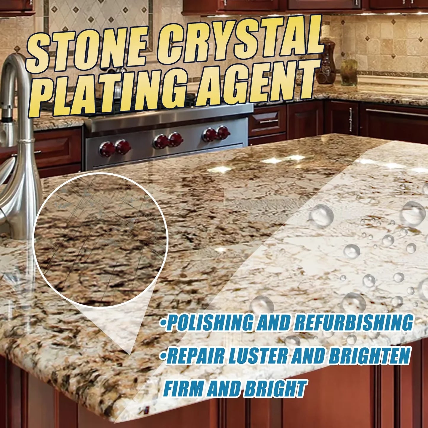 🇵🇰 Trusted by 10,000+ Pakistani Homes! Stone Cleaner & Polish – 250ml | Marble, Granite & Tile Stain Remover (Water-Free)
