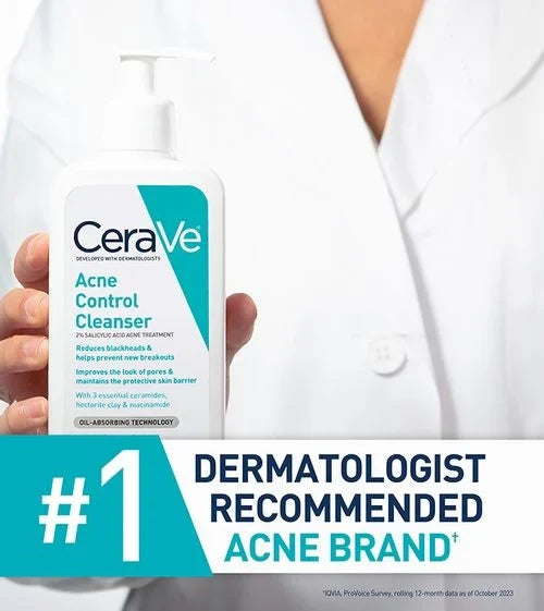 Cerave Acne Control Cleanser – 237ml | Reduces Blackheads