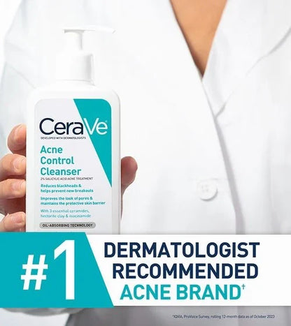Cerave Acne Control Cleanser – 237ml | Reduces Blackheads
