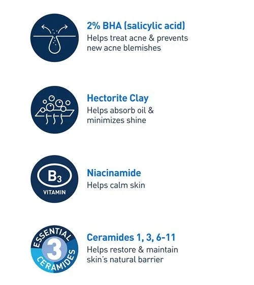 Cerave Acne Control Cleanser – 237ml | Reduces Blackheads