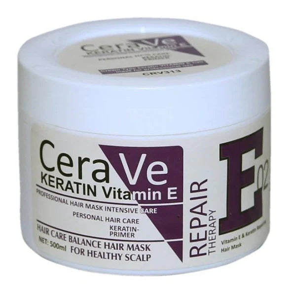Cerave Keratin Hair Mask – 500ml | Deep Repair & Shine