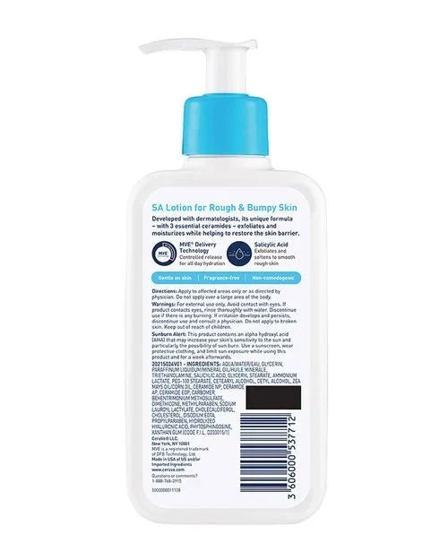 Cerave SA Lotion – 237ml | Hydrates Rough & Bumpy Skin