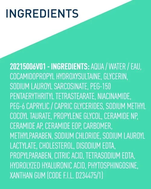 Cerave Smooth Texture Foaming Cleanser – 236ml | For All Skin Types