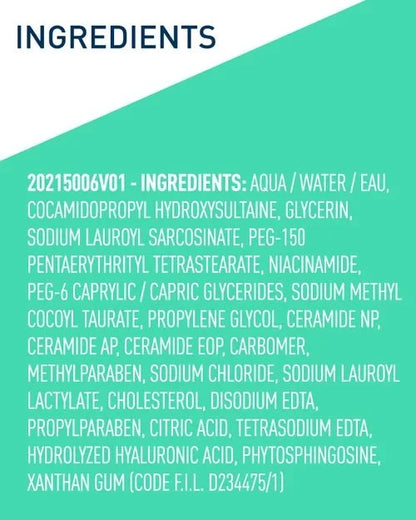 Cerave Smooth Texture Foaming Cleanser – 236ml | For All Skin Types