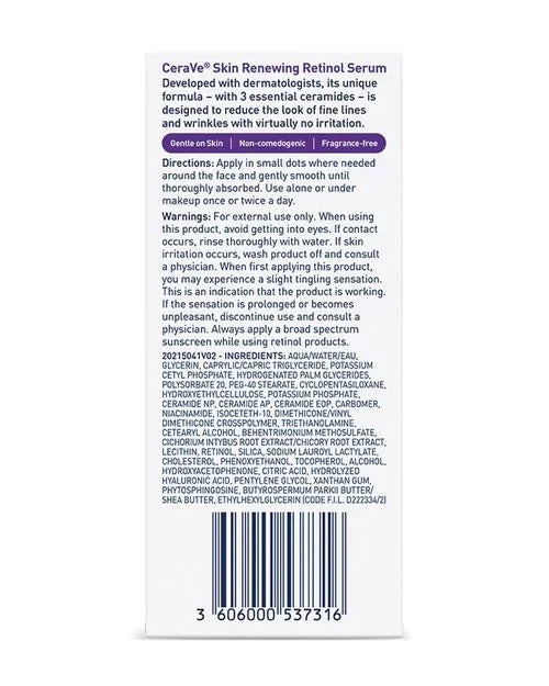 Cerave Skin Renewing Retinol Serum – 30ml | Anti-Aging
