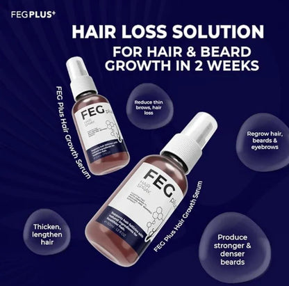 The Most Viral Hair Growth Spray – FEG Plus (USA-Imported Formula)