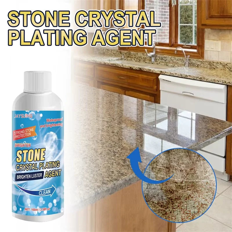 🇵🇰 Trusted by 10,000+ Pakistani Homes! Stone Cleaner & Polish – 250ml | Marble, Granite & Tile Stain Remover (Water-Free)
