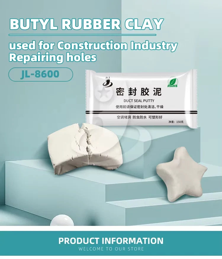 Wall Hole Repair Sealant Clay – Industrial-Grade Waterproof & Fireproof Filler for Pipe, Cable & AC Gaps – Strong Adhesive, Easy DIY Application