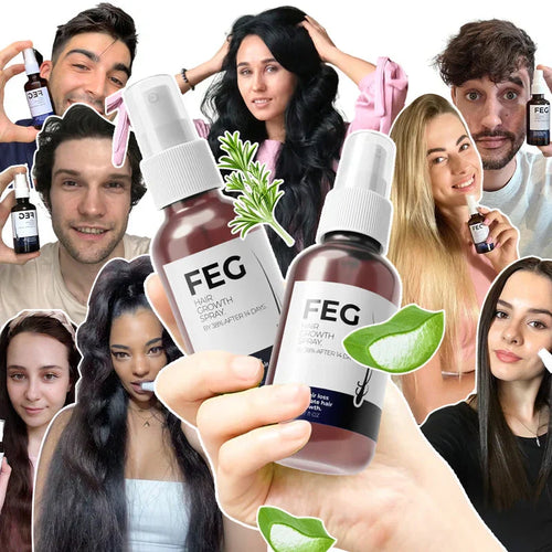 The Most Viral Hair Growth Spray – FEG Plus (USA-Imported Formula)