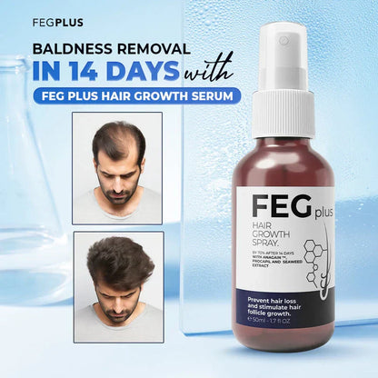 The Most Viral Hair Growth Spray – FEG Plus (USA-Imported Formula)
