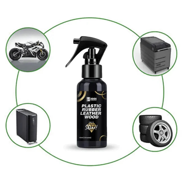 Shining spray (spray for Shinning) 100ml used on leather/Rubber/plastic/wood
