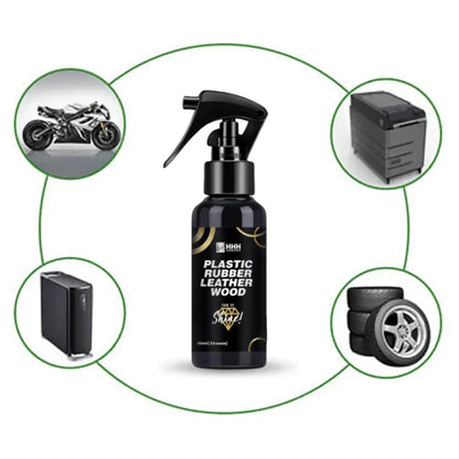 Shining spray (spray for Shinning) 100ml used on leather/Rubber/plastic/wood