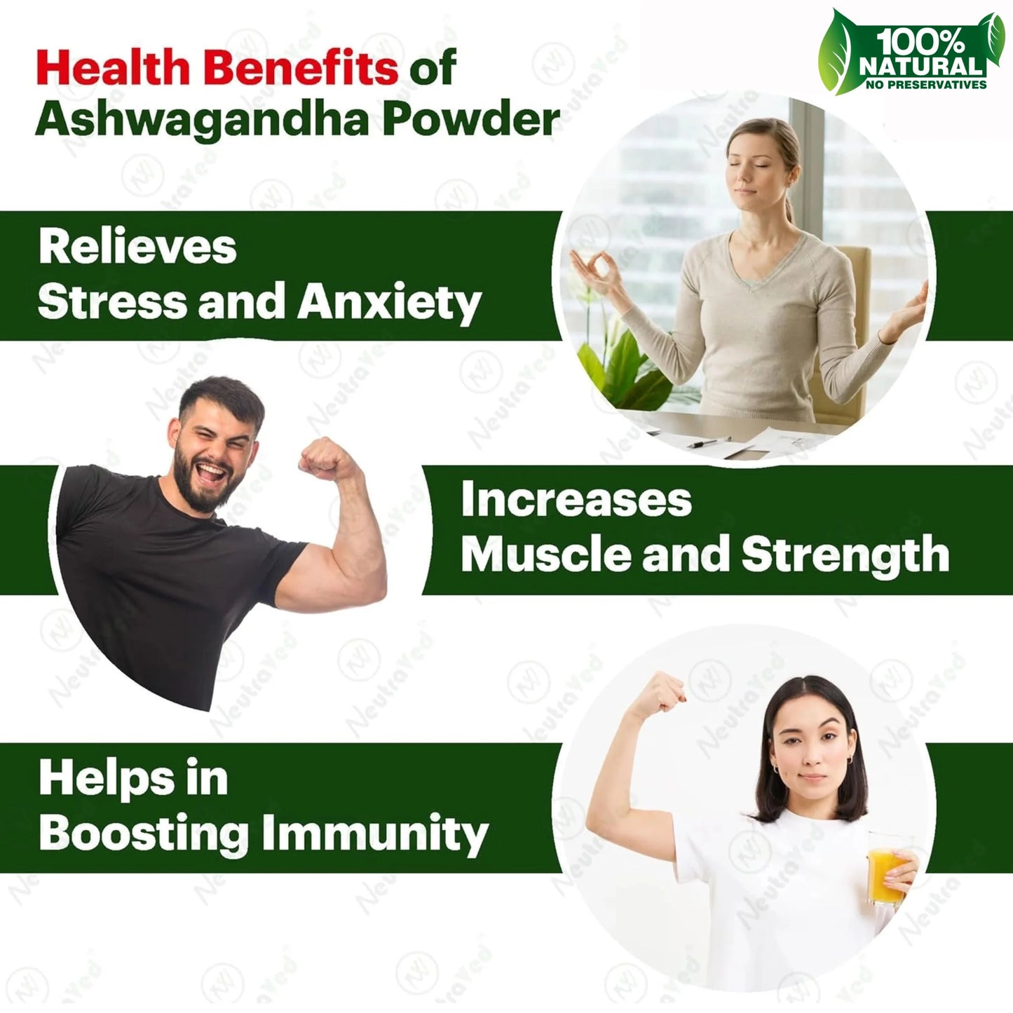 🌿 Ashwagandha Powder – 100% Pure & Natural
