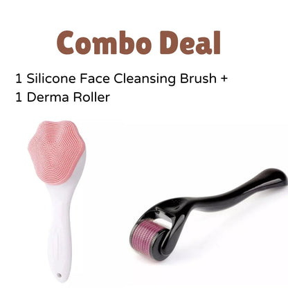 6-in-1 Skincare & Haircare Set – Jade Roller, Ice Roller, Derma Roller & Scalp Tools