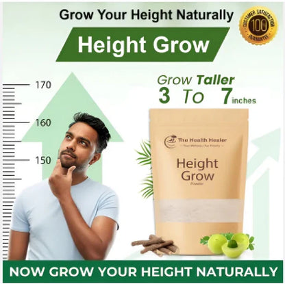 Height Grow Powder – Naturally Gain 3–5 Inches with 100% Herbal Formula (1-Month Supply)