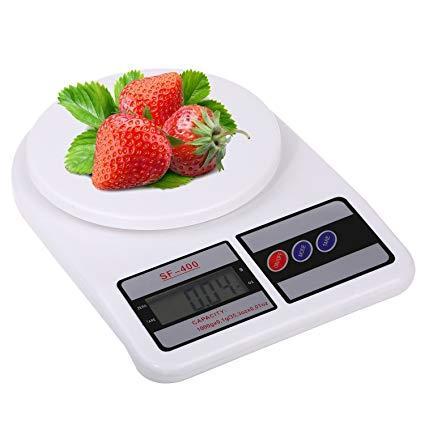 Digital Kitchen Scale – Stainless Steel LCD Food Weight Machine