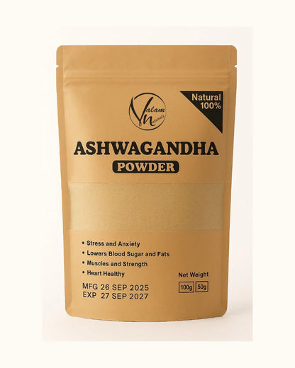 🌿 Ashwagandha Powder – 100% Pure & Natural
