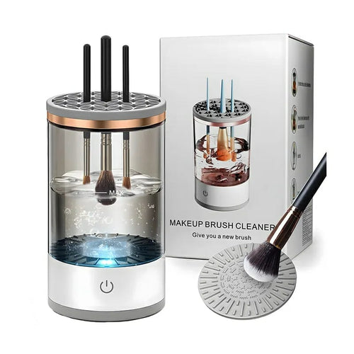 3-in-1 Electric Makeup Brush Cleaner – Automatic & USB Powered
