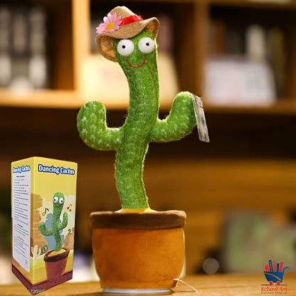 Dancing & Talking Cactus Toy | Rechargeable Musical Plush for Kids