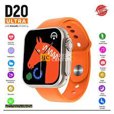 D20 Ultra Smart Watch – Heart Rate, BP & Oxygen Fitness Tracker