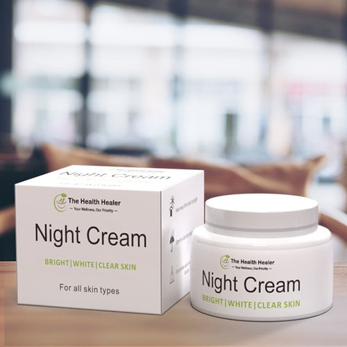 Brightening Night Cream with Vitamin E, B3 & Jojoba Oil